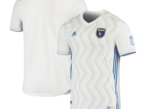San Jose Earthquakes adidas Away Authentic Jersey - White