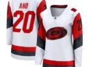 Sebastian Aho Carolina Hurricanes  Women's Away Breakaway Jersey - White