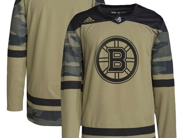 Boston Bruins adidas Military Appreciation Team Authentic Practice Jersey - Camo
