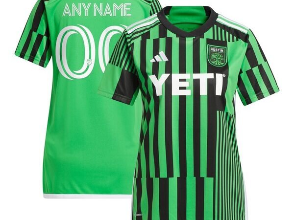 Austin FC adidas Women's 2024 Las Voces Kit Replica Custom Jersey - Green