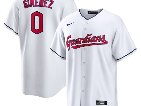Andrés Giménez Cleveland Guardians Nike Home Replica Player Jersey - White