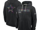 Dallas Cowboys Nike 2025 NFL Crucial Catch Sideline Standard Issue Dri-FIT Hoodie - Black
