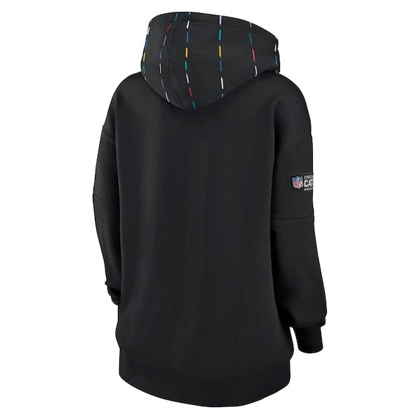 Cleveland Browns Nike Women's 2023 NFL Crucial Catch Club Pullover Hoodie - Black