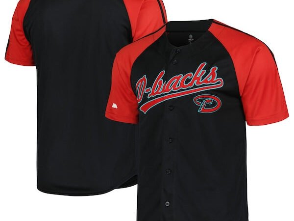 Arizona Diamondbacks Stitches Team Raglan Jersey - Black