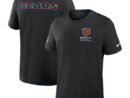 Chicago Bears Nike Tall 2025 NFL Crucial Catch Tri-Blend Dri-FIT T-Shirt - Black