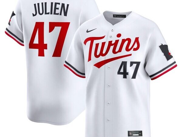 Edouard Julien Minnesota Twins Nike Home Limited Player Jersey - White