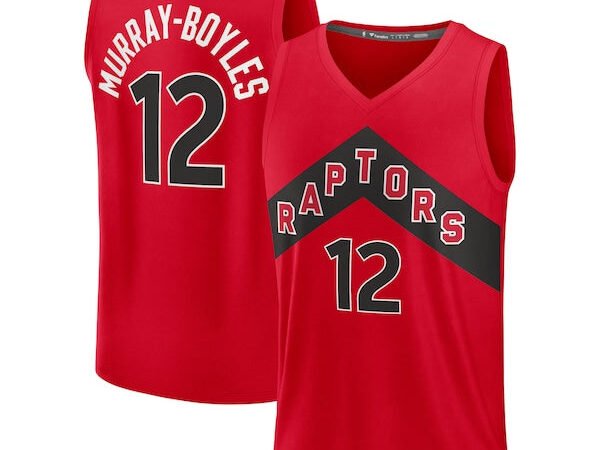 Collin Murray-Boyles Toronto Raptors  Youth 2025 NBA Draft First Round Pick Fast Break Replica Jersey - Icon Edition - Red