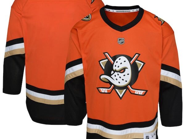 Anaheim Ducks Outerstuff Youth Home Replica Jersey - Orange