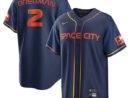 Alex Bregman Houston Astros Nike 2022 City Connect Replica Player Jersey - Navy