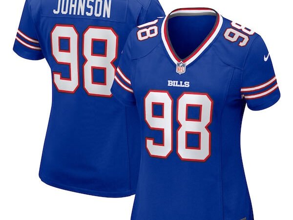 Austin Johnson Buffalo Bills Nike Women's Team Game Jersey -  Royal