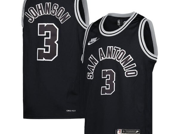 Keldon Johnson San Antonio Spurs Nike Youth 2022/23 Swingman Jersey - Classic Edition - Black