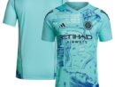 New York City FC adidas Women's 2024 One Planet Replica Jersey - Green