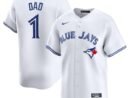 Toronto Blue Jays Nike #1 Dad Home Limited Jersey - White