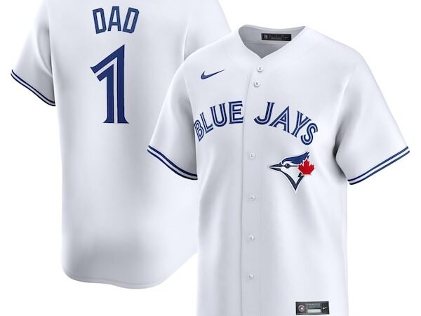 Toronto Blue Jays Nike #1 Dad Home Limited Jersey - White