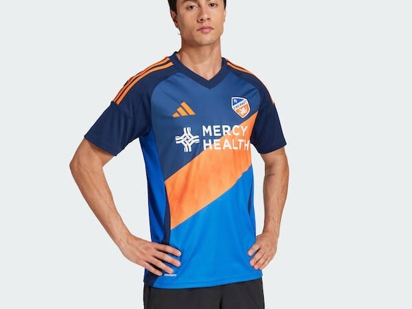 FC Cincinnati adidas 2025 Orange and Blue Legacy Kit Replica Jersey - Blue