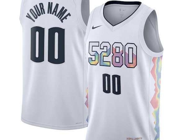 Denver Nuggets Nike Unisex 2024/25 Custom Swingman Jersey - City Edition - White