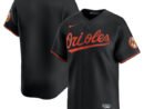 Baltimore Orioles Nike Limited Alternate Blank Replica Jersey - Black/White