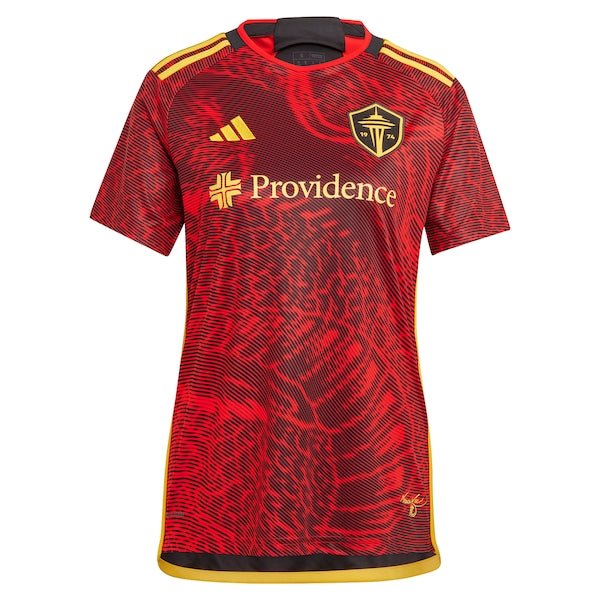 Cristian Roldan Seattle Sounders FC adidas Women's 2024 The Bruce Lee Kit Replica Player Jersey – Red