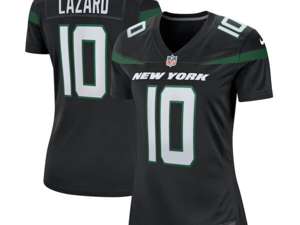 Allen Lazard New York Jets Nike Women's Alternate Game Jersey - Stealth Black