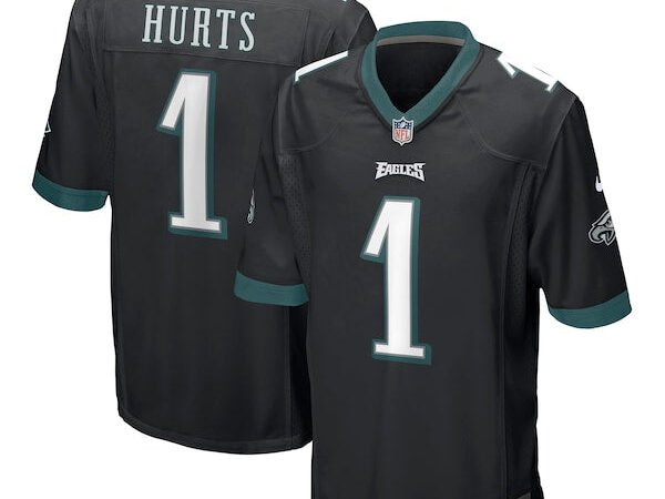 Jalen Hurts Philadelphia Eagles Nike Alternate Game Jersey - Black