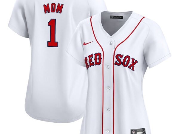 Boston Red Sox Nike Women's #1 Mom Home Limited Jersey - White
