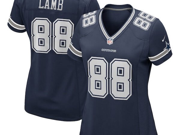 CeeDee Lamb Dallas Cowboys Nike Women's Game Jersey - Navy/White