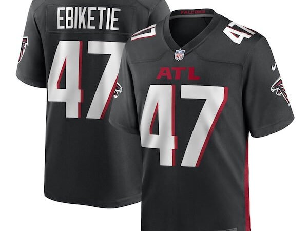 Arnold Ebiketie Atlanta Falcons Nike Game Player Jersey - Black
