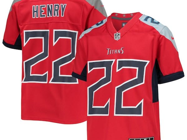 Derrick Henry Tennessee Titans Nike Youth Inverted Team Game Jersey - Red
