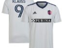 João Klauss St. Louis City SC adidas Youth 2024 The Spirit Kit Replica Jersey - Gray
