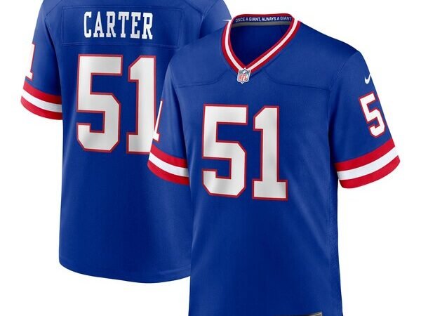 Abdul Carter New York Giants Nike First Round Pick 2nd Alternate Game Jersey - Royal