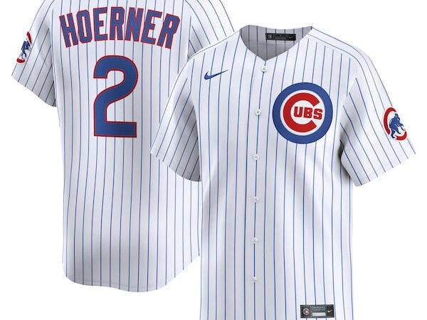 Nico Hoerner Chicago Cubs Nike Home Limited Player Jersey - White
