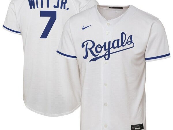 Bobby Witt Jr. Kansas City Royals Nike Youth Home Replica Player Jersey - White