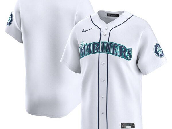 Seattle Mariners Nike Home Limited Jersey - White