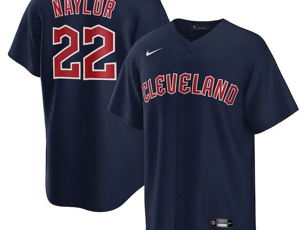 Josh Naylor Cleveland Guardians Nike Alternate Replica Jersey - Navy/White