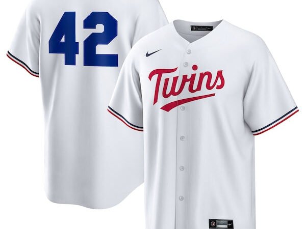 Minnesota Twins Nike Home  2025 Jackie Robinson Day Replica Jersey - White