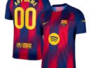 Barcelona Nike 2025/26 Home Replica Custom Jersey - Navy