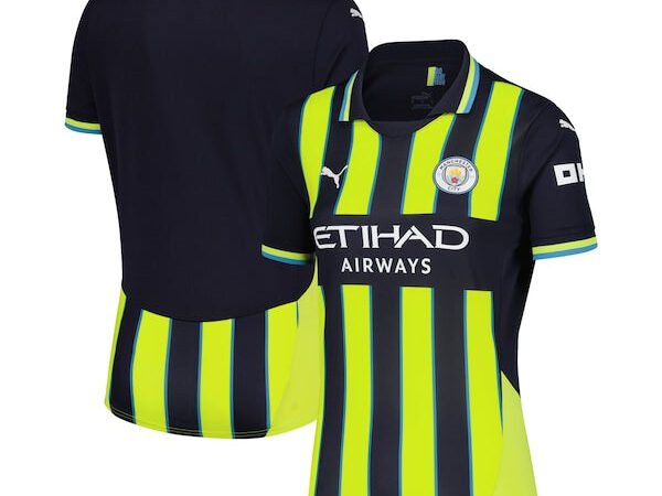 Manchester City Puma Women's 2024/25 Away Replica Jersey - Navy