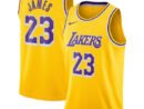 LeBron James Los Angeles Lakers Nike Swingman Player Jersey Gold - Icon Edition