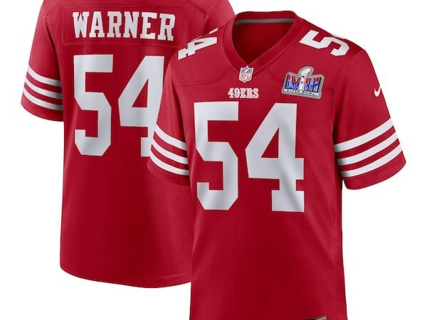 Fred Warner San Francisco 49ers Nike Super Bowl LVIII Game Jersey - Scarlet