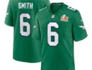 DeVonta Smith Philadelphia Eagles Nike Super Bowl LIX 2nd Alternate Game Jersey - Kelly Green