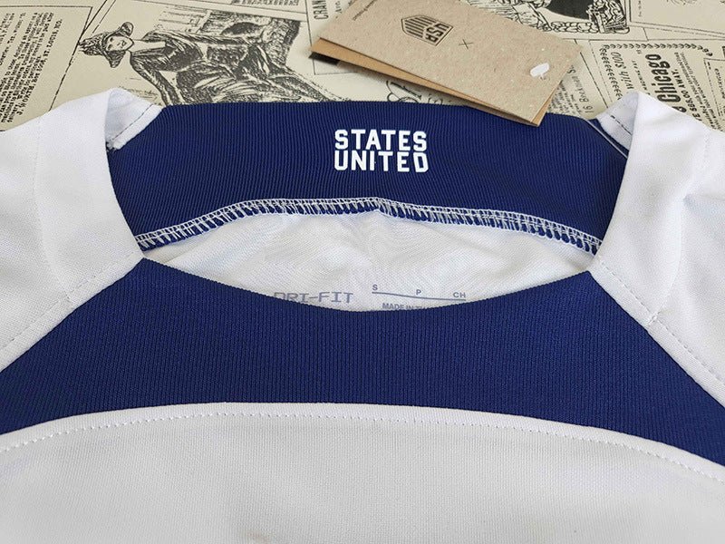 Custom USMNT Nike 2022/23 Home Authentic Jersey - White