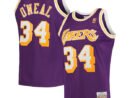 Shaquille O'Neal Los Angeles Lakers  Hardwood Classics Swingman Jersey - Purple/Royal/Gold