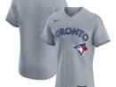 Toronto Blue Jays Nike Road Elite Jersey - Gray