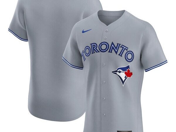 Toronto Blue Jays Nike Road Elite Jersey - Gray