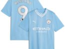 Erling Haaland Manchester City Puma Youth 2023/24 Home Replica Player Jersey - Sky Blue
