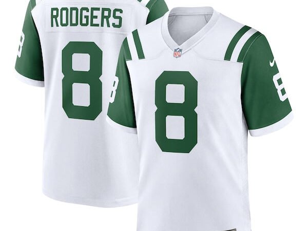 Aaron Rodgers New York Jets Nike Classic Alternate Game Jersey - White