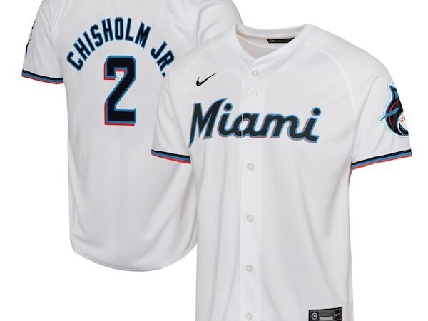 Jazz Chisholm Miami Marlins Nike Youth Home Limited Player Jersey - White
