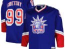 Wayne Gretzky New York Rangers Big & Tall Blue Line Player Jersey - Blue