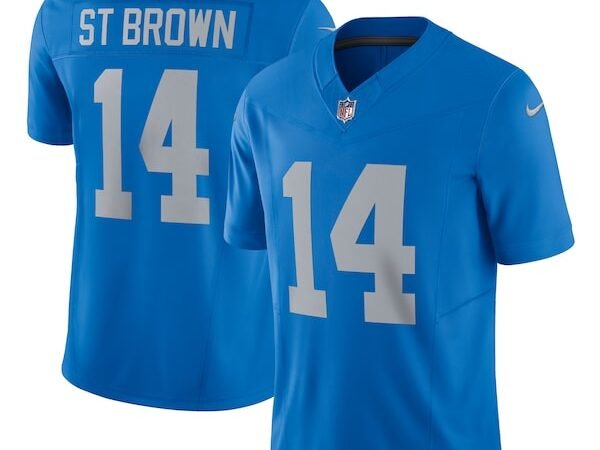 Amon-Ra St. Brown Detroit Lions Nike Vapor F.U.S.E. Alternate Limited Jersey - Blue
