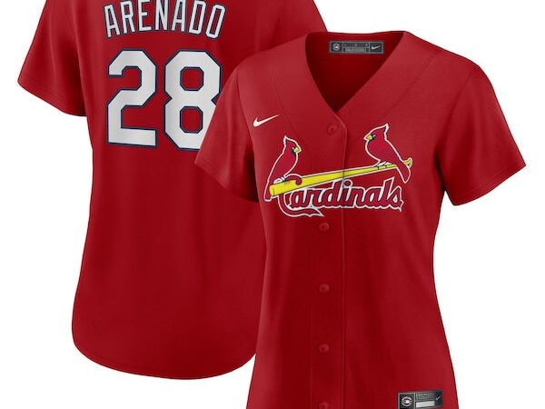 Nolan Arenado St. Louis Cardinals Nike Women's Alternate Replica Player Jersey - Red/Cream/White